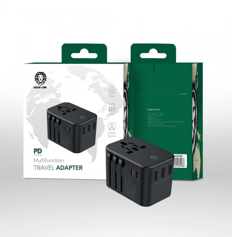 آداپتور شارژر سریع 20 وات مسافرتی Green Lion گرین لاین