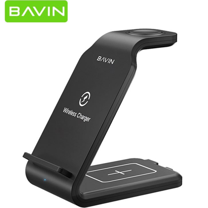 استند و شارژر وایرلس چندکاره PC055 توان 15 وات باوین Bavin