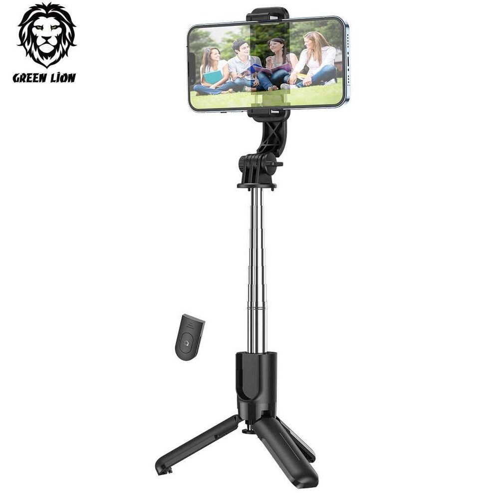 مونوپاد و سه پایه شاتر دار Green Lion Broadcast And Selfie Stick GNBSSTKBK گرین لاین