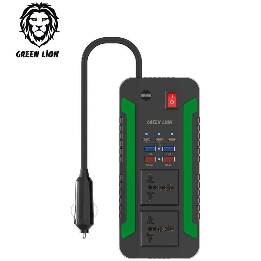 چند راهی توان 300 وات Green Lion Spark 300 Power Inverter گرین لاین