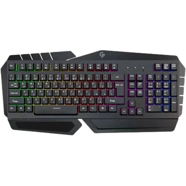 کیبورد سیمی گیمینگ پرودو Porodo Metal Frame Gaming Keyboard PDX212