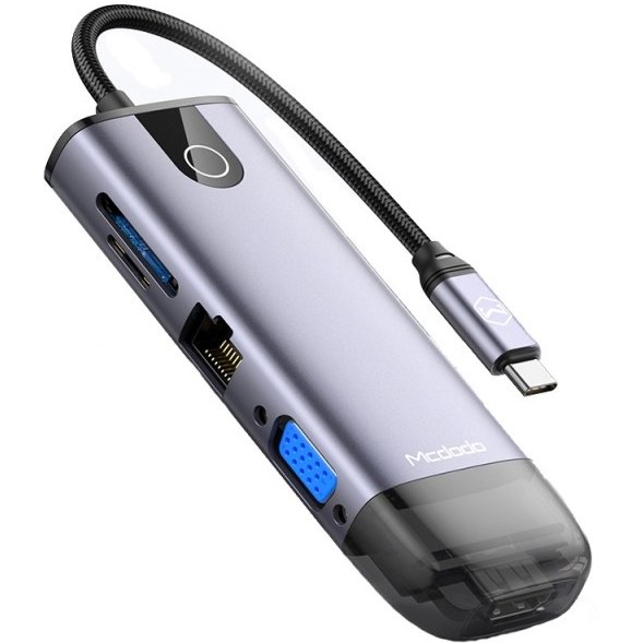 هاب چند کاره مک دودو Mcdodo HU-7420 10 in 1 USB-C HUB USB3.0 HDMI 4K