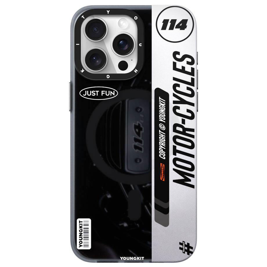 قاب YOUNGKIT یانگکیت Black Motorcycle Legend Magsafe Series Apple iphone 15promax