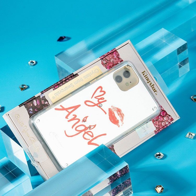 قاب آینه ای Apple iPhone 11 Pro Kingxbar Swarovski Angel Series