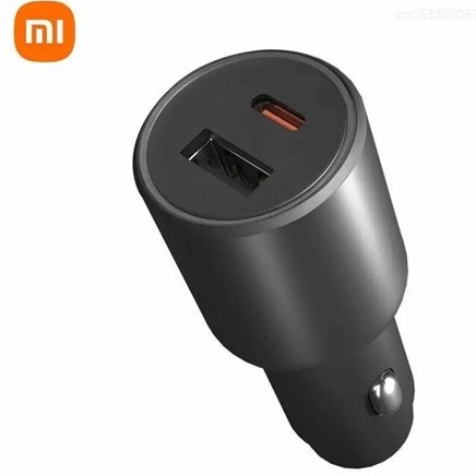 شارژر فندکی فست شارژ توان 43 وات شیائومی Xiaomi Car Charger Fast Charging 1A1C MDY-16-EQ