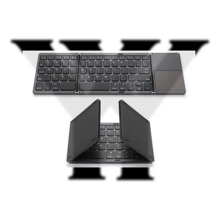 کیبورد بلوتوث تاشو با تاچ پد Foldable Bluetooth Keyboard With Touch Pad B033