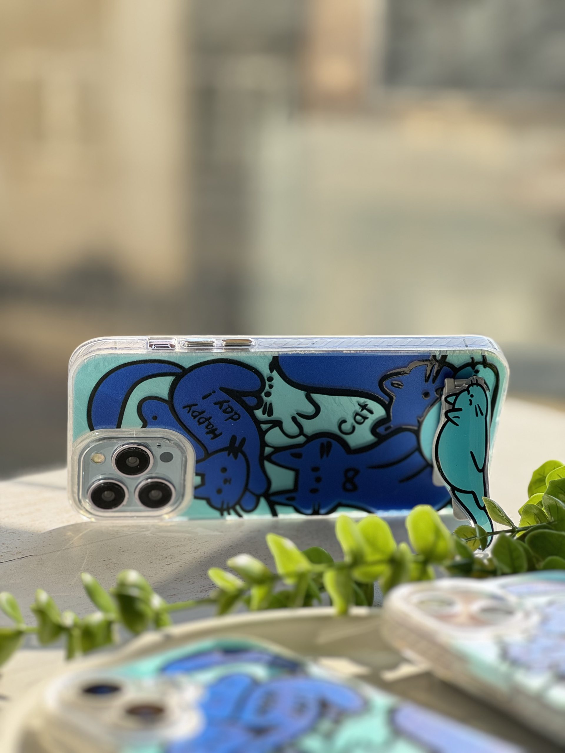 استند Happy Blue Cat گربه آبی (کدa0196)